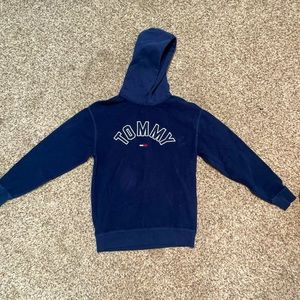 Vintage Tommy Hilfiger Navy Fleece Hoodie